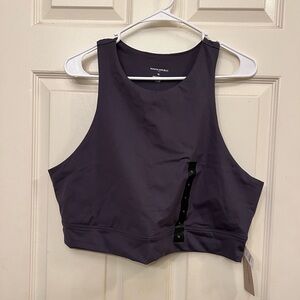 Banana Republic Dark Grey Crop Top